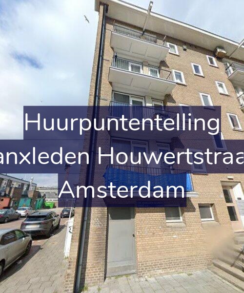 Foto gevel Huurpuntentelling voor Van Hanxleden Houwertstraat 65-H, Amsterdam