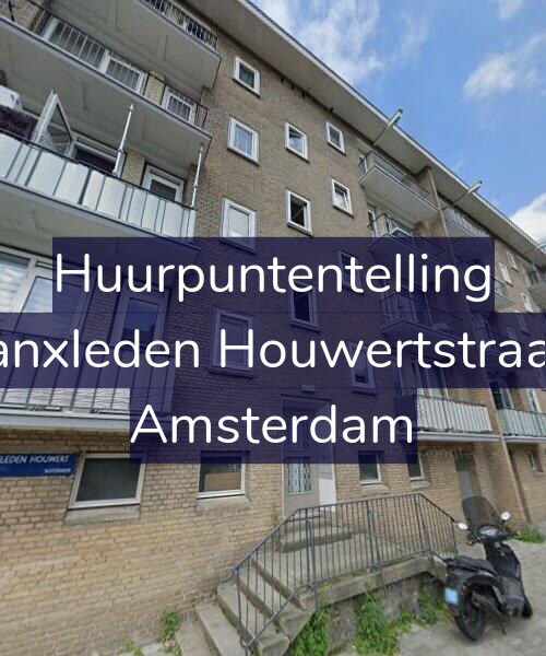 Foto gevel Huurpuntentelling voor Van Hanxleden Houwertstraat 15-H, Amsterdam