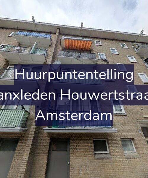 Foto gevel Huurpuntentelling voor Van Hanxleden Houwertstraat 51-1, Amsterdam