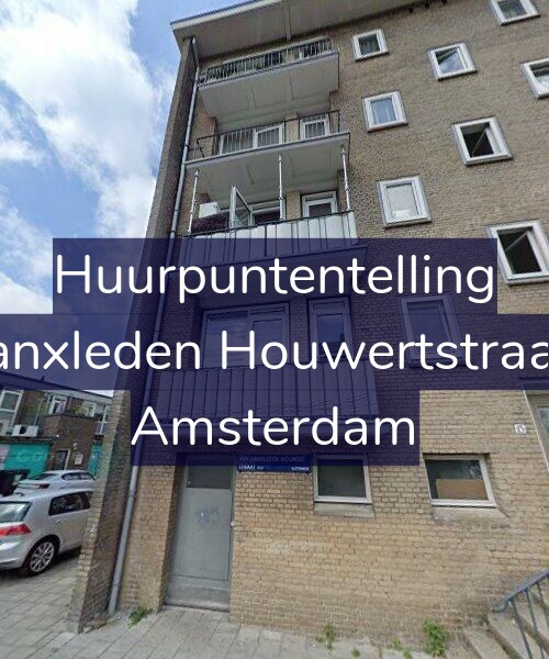Foto gevel Huurpuntentelling voor Van Hanxleden Houwertstraat 13-H, Amsterdam