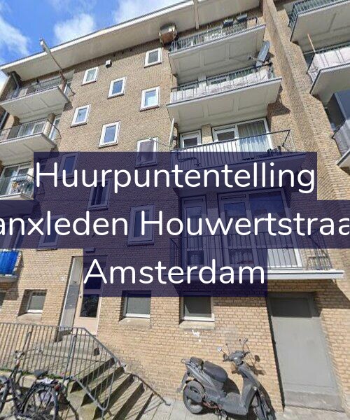Foto gevel Huurpuntentelling voor Van Hanxleden Houwertstraat 67-H, Amsterdam