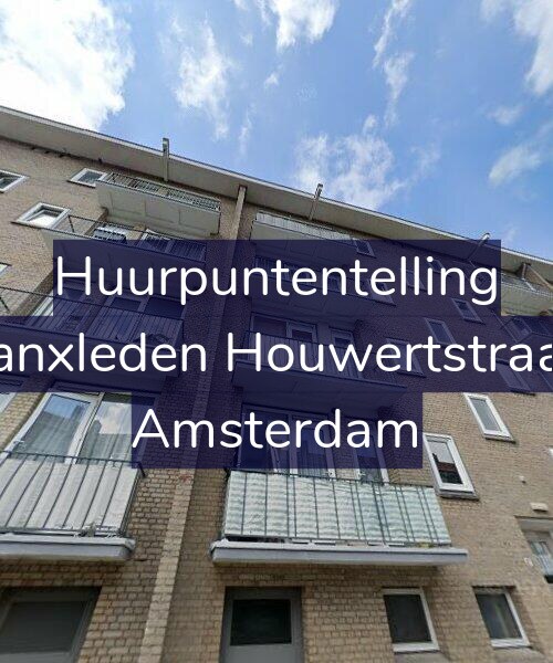 Foto gevel Huurpuntentelling voor Van Hanxleden Houwertstraat 17-2, Amsterdam
