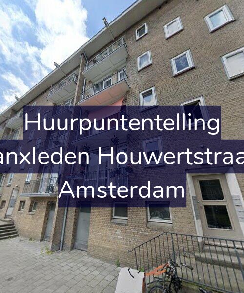 Foto gevel Huurpuntentelling voor Van Hanxleden Houwertstraat 21-H, Amsterdam