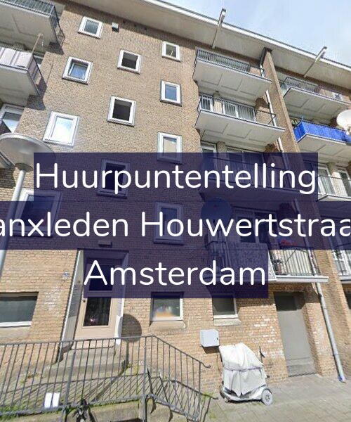 Foto gevel Huurpuntentelling voor Van Hanxleden Houwertstraat 71-H, Amsterdam