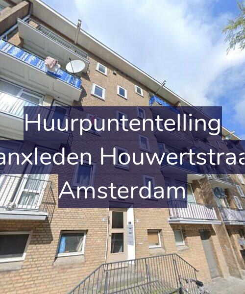 Foto gevel Huurpuntentelling voor Van Hanxleden Houwertstraat 75-1, Amsterdam