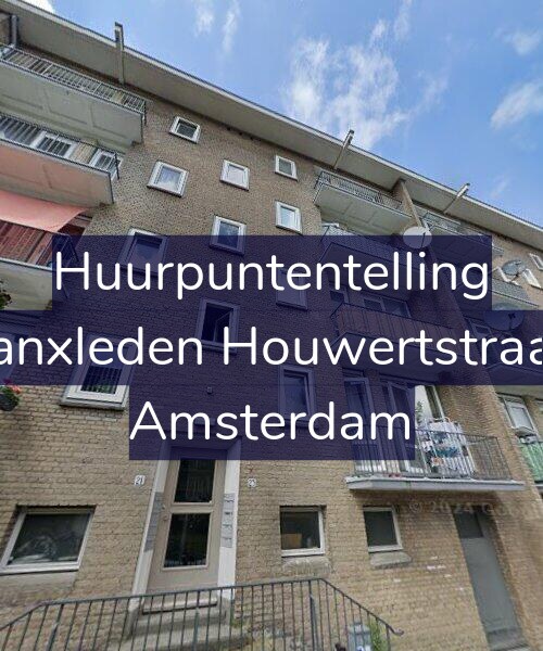 Foto gevel Huurpuntentelling voor Van Hanxleden Houwertstraat 23-1, Amsterdam