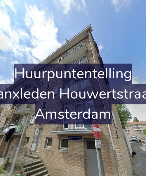 Foto gevel Huurpuntentelling voor Van Hanxleden Houwertstraat 27-1, Amsterdam