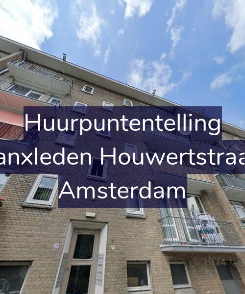 Foto gevel Huurpuntentelling voor Van Hanxleden Houwertstraat 23-2, Amsterdam