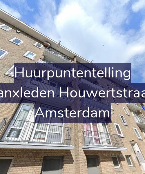 Foto gevel Huurpuntentelling voor Van Hanxleden Houwertstraat 69-2, Amsterdam