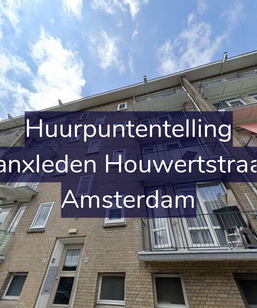 Foto gevel Huurpuntentelling voor Van Hanxleden Houwertstraat 19-2, Amsterdam
