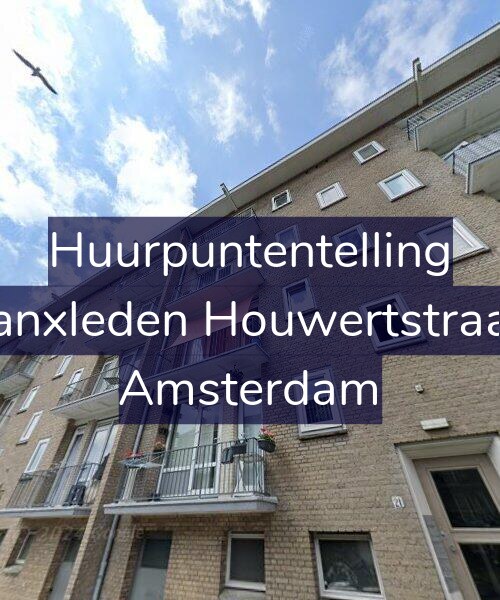 Foto gevel Huurpuntentelling voor Van Hanxleden Houwertstraat 21-3, Amsterdam
