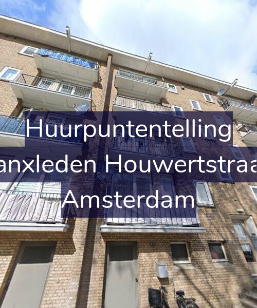 Foto gevel Huurpuntentelling voor Van Hanxleden Houwertstraat 77-1, Amsterdam