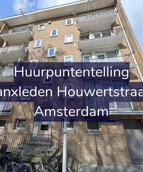Foto gevel Huurpuntentelling voor Van Hanxleden Houwertstraat 79-H, Amsterdam