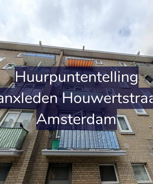 Foto gevel Huurpuntentelling voor Van Hanxleden Houwertstraat 51-3, Amsterdam