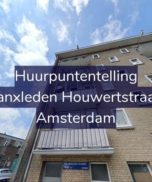 Foto gevel Huurpuntentelling voor Van Hanxleden Houwertstraat 13-3, Amsterdam