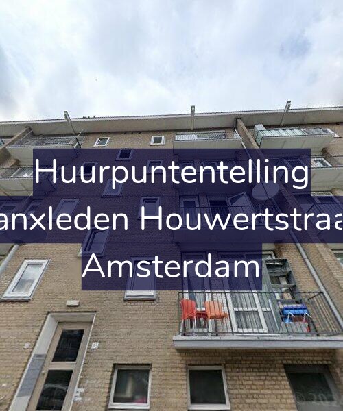 Foto gevel Huurpuntentelling voor Van Hanxleden Houwertstraat 45-2, Amsterdam