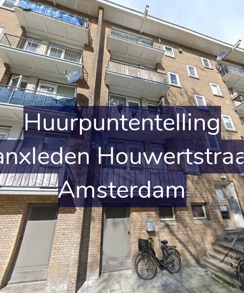 Foto gevel Huurpuntentelling voor Van Hanxleden Houwertstraat 77-H, Amsterdam