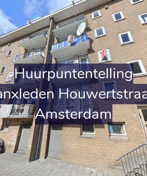 Foto gevel Huurpuntentelling voor Van Hanxleden Houwertstraat 73-H, Amsterdam