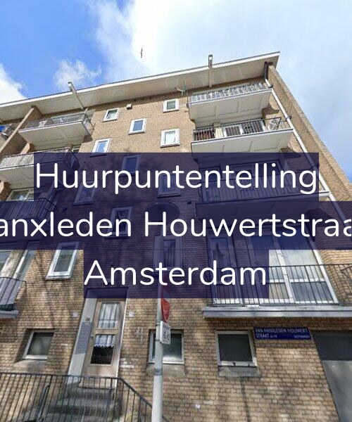 Foto gevel Huurpuntentelling voor Van Hanxleden Houwertstraat 79-1, Amsterdam