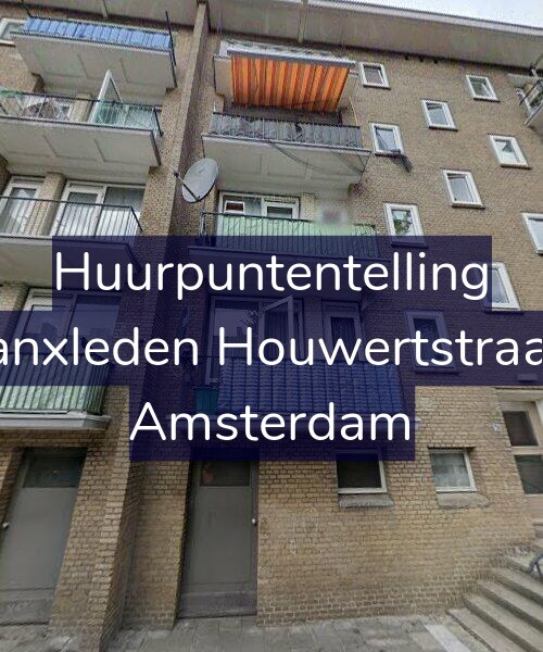 Foto gevel Huurpuntentelling voor Van Hanxleden Houwertstraat 51-H, Amsterdam