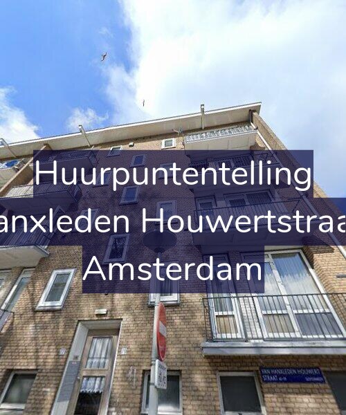 Foto gevel Huurpuntentelling voor Van Hanxleden Houwertstraat 79-3, Amsterdam