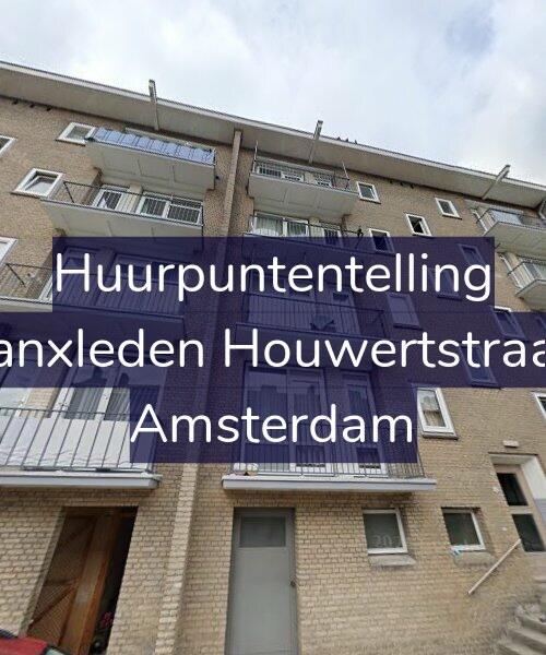 Foto gevel Huurpuntentelling voor Van Hanxleden Houwertstraat 43-1, Amsterdam