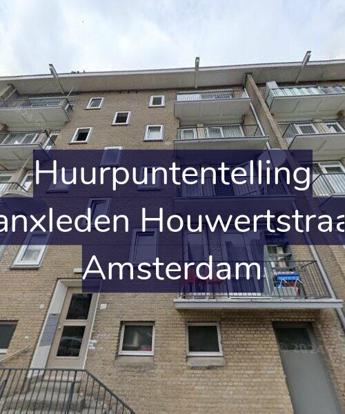 Foto gevel Huurpuntentelling voor Van Hanxleden Houwertstraat 45-1, Amsterdam