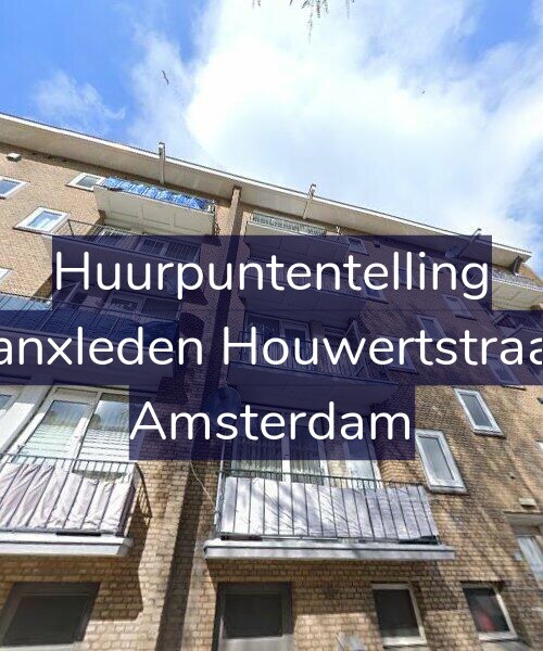 Foto gevel Huurpuntentelling voor Van Hanxleden Houwertstraat 77-3, Amsterdam