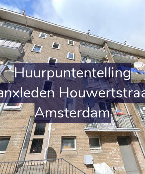Foto gevel Huurpuntentelling voor Van Hanxleden Houwertstraat 71-1, Amsterdam