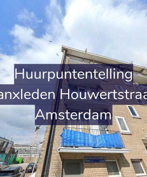 Foto gevel Huurpuntentelling voor Van Hanxleden Houwertstraat 65-2, Amsterdam
