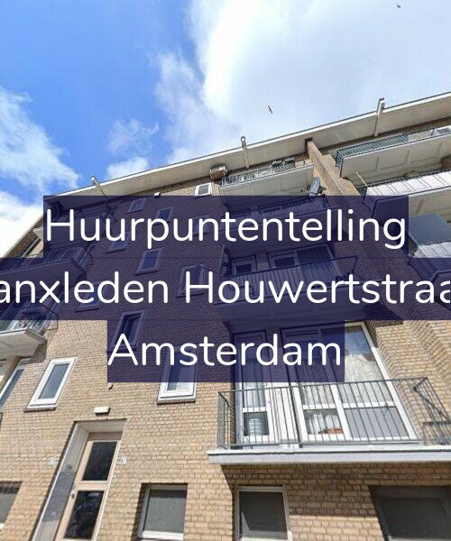 Foto gevel Huurpuntentelling voor Van Hanxleden Houwertstraat 67-2, Amsterdam