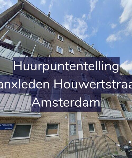 Foto gevel Huurpuntentelling voor Van Hanxleden Houwertstraat 15-1, Amsterdam
