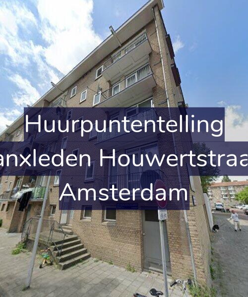 Foto gevel Huurpuntentelling voor Van Hanxleden Houwertstraat 27-H, Amsterdam