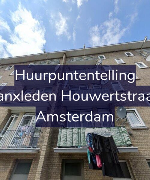 Foto gevel Huurpuntentelling voor Van Hanxleden Houwertstraat 25-2, Amsterdam
