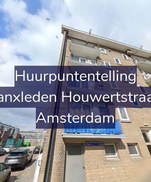 Foto gevel Huurpuntentelling voor Van Hanxleden Houwertstraat 65-1, Amsterdam