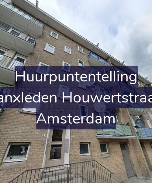 Foto gevel Huurpuntentelling voor Van Hanxleden Houwertstraat 49-1, Amsterdam