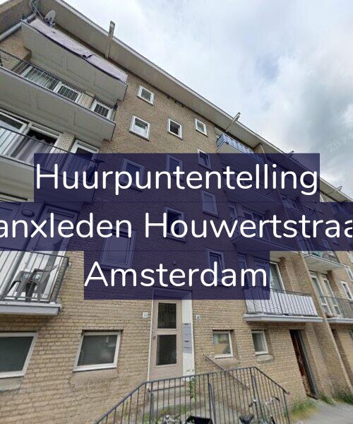 Foto gevel Huurpuntentelling voor Van Hanxleden Houwertstraat 41-1, Amsterdam