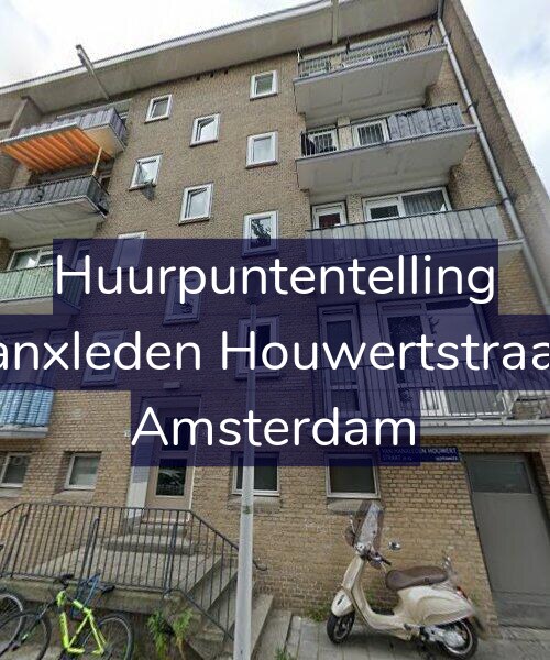 Foto gevel Huurpuntentelling voor Van Hanxleden Houwertstraat 53-H, Amsterdam