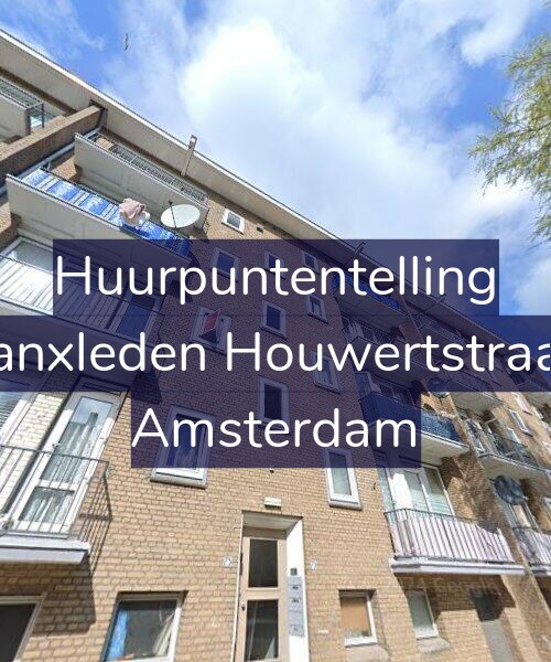 Foto gevel Huurpuntentelling voor Van Hanxleden Houwertstraat 75-2, Amsterdam