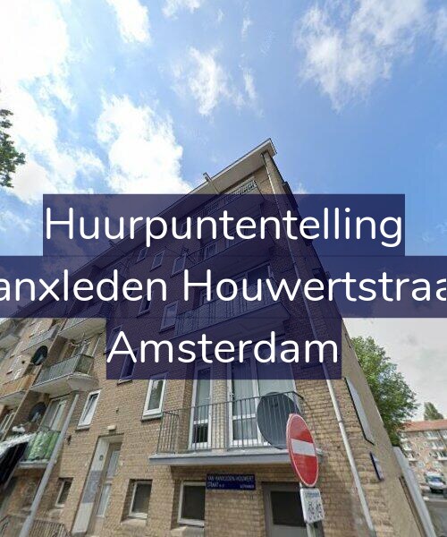 Foto gevel Huurpuntentelling voor Van Hanxleden Houwertstraat 27-3, Amsterdam