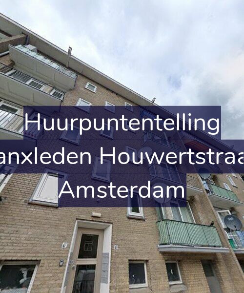 Foto gevel Huurpuntentelling voor Van Hanxleden Houwertstraat 49-3, Amsterdam