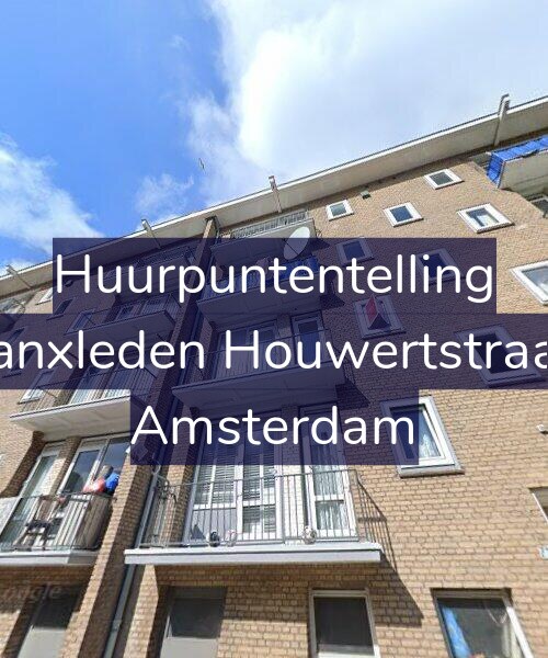 Foto gevel Huurpuntentelling voor Van Hanxleden Houwertstraat 73-2, Amsterdam