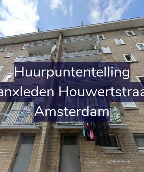 Foto gevel Huurpuntentelling voor Van Hanxleden Houwertstraat 25-1, Amsterdam