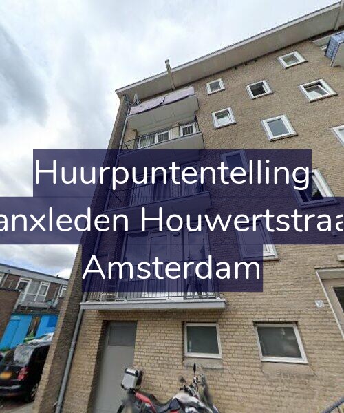 Foto gevel Huurpuntentelling voor Van Hanxleden Houwertstraat 39-1, Amsterdam