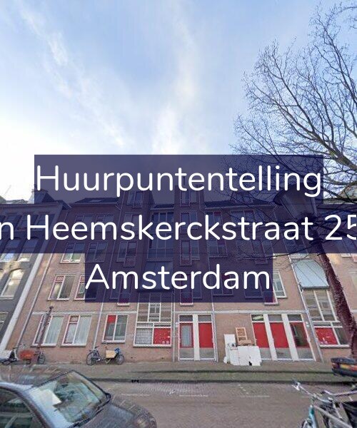 Foto gevel Huurpuntentelling voor Van Heemskerckstraat 25-A, Amsterdam