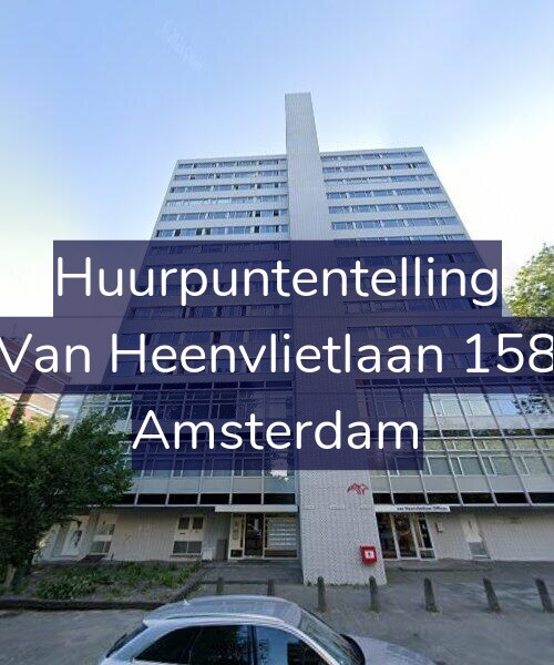 Foto gevel Huurpuntentelling voor Van Heenvlietlaan 158, Amsterdam