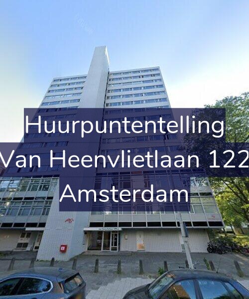 Foto gevel Huurpuntentelling voor Van Heenvlietlaan 122, Amsterdam