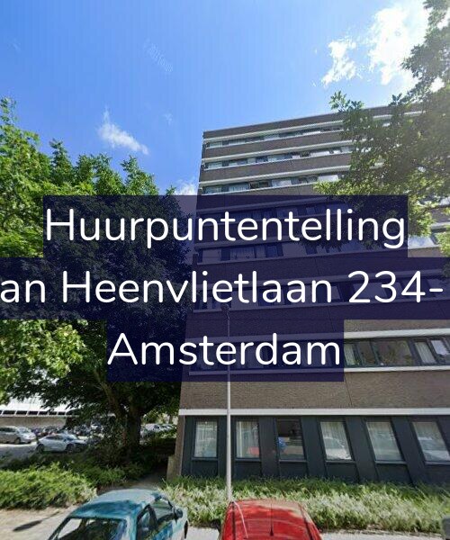 Foto gevel Huurpuntentelling voor Van Heenvlietlaan 234-M, Amsterdam