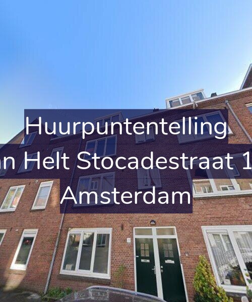 Foto gevel Huurpuntentelling voor Van Helt Stocadestraat 1-2, Amsterdam