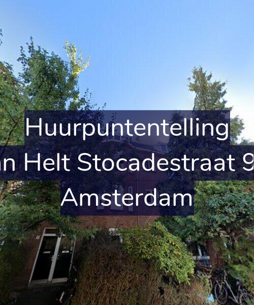 Foto gevel Huurpuntentelling voor Van Helt Stocadestraat 9-2, Amsterdam